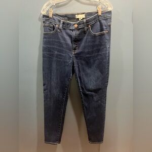 Madewell 9in skinny mid-rise sz 32p